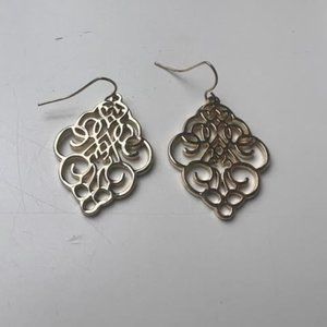 Disney Gold Filigree Earrings